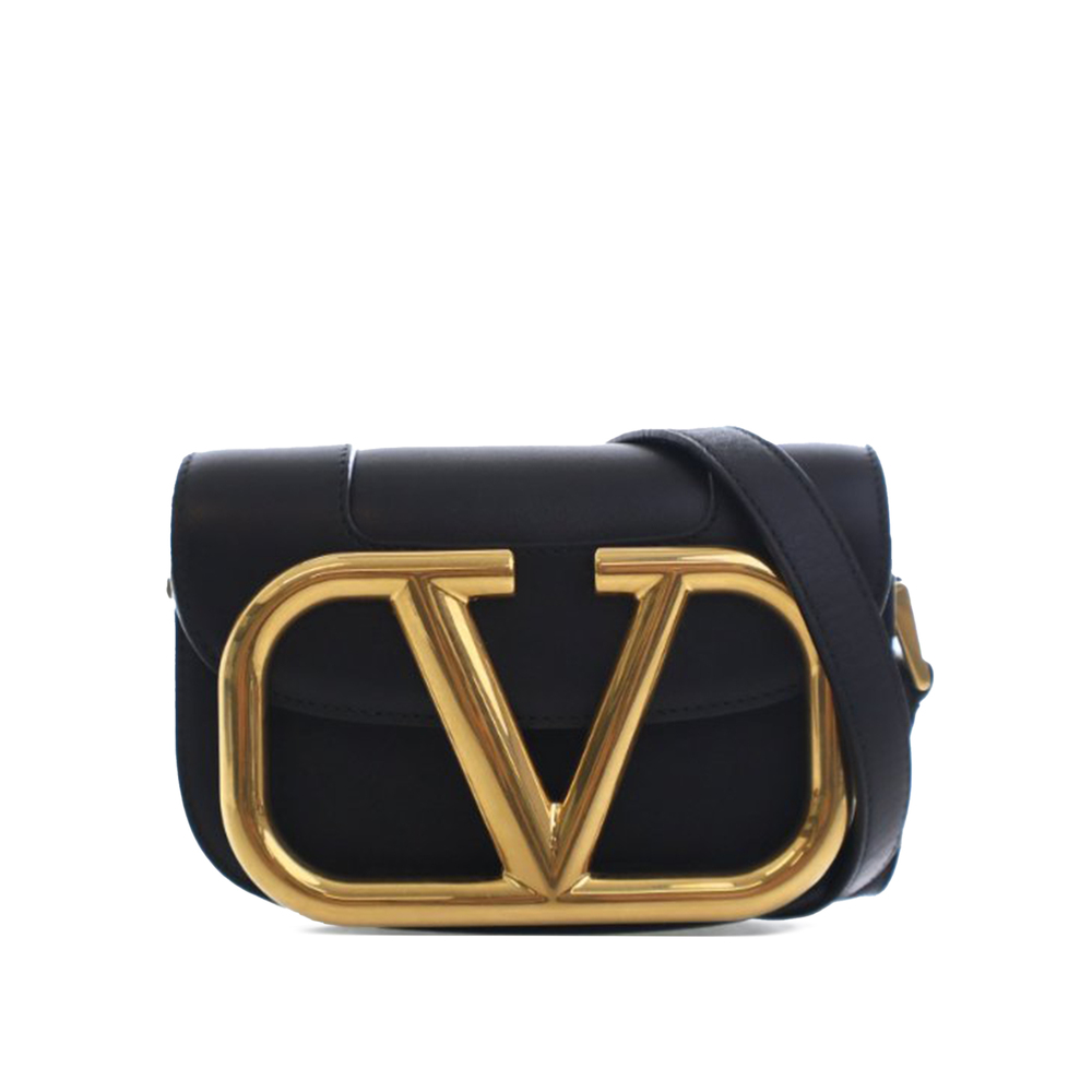 Pre-Loved Valentino Small Leather Supervee Crossbody